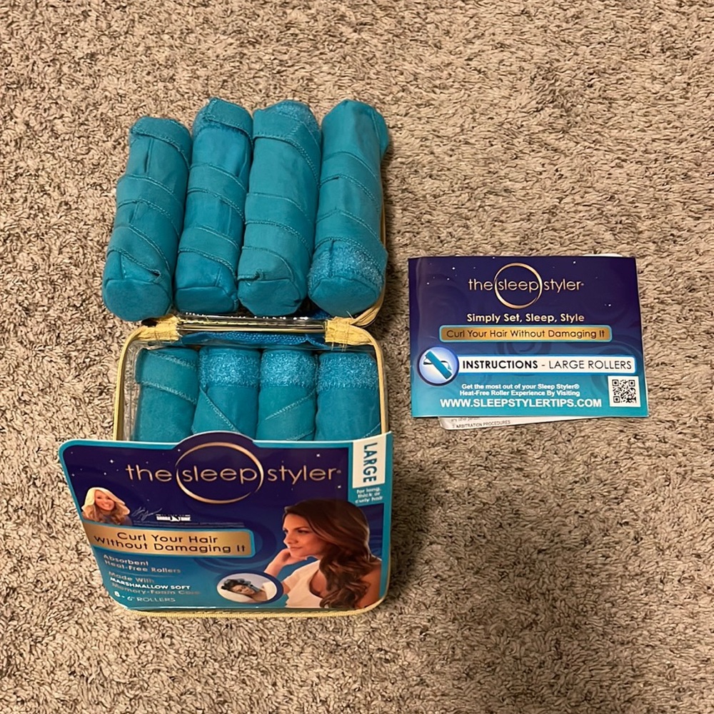 The sleep styler - Large,- Heat free 6” rollers